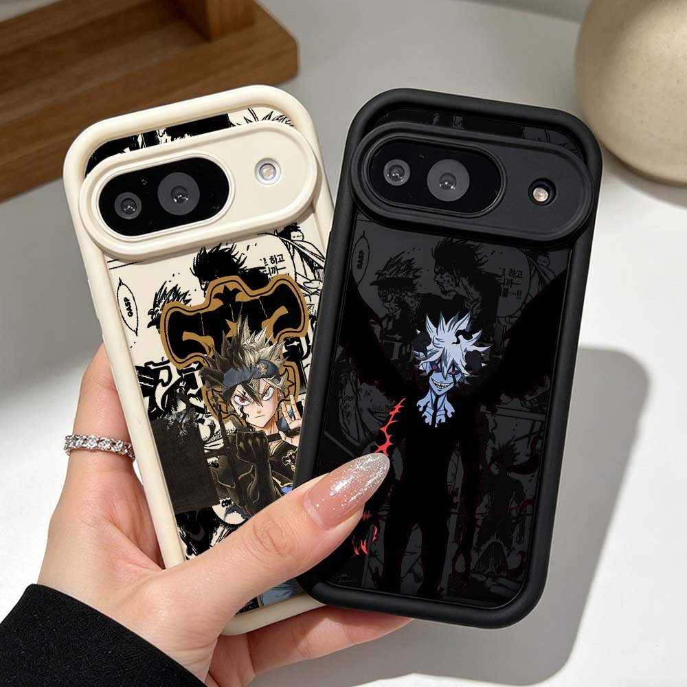 Google Pixel 9 Pro - 블랙 클로버 쿨 폰 케이스 구글