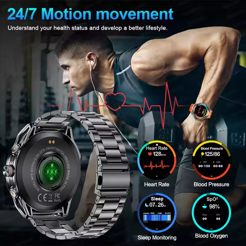새로운 T-Rex3 울트라 1000mAh 배터리 스마트 - Smartwatch Store 리뷰 및 가격