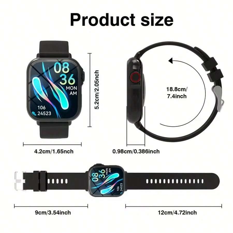1개 2025년형 스마트워치, 풀 터치 스크린, 무선  - Smartwatch Touch 리뷰 및 가격