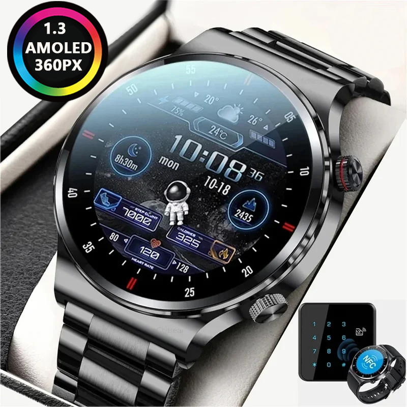 GPS ECG+PPG 블루투스 통화 스마트워치 남성용  - Smartwatch Custom 리뷰 및 가격