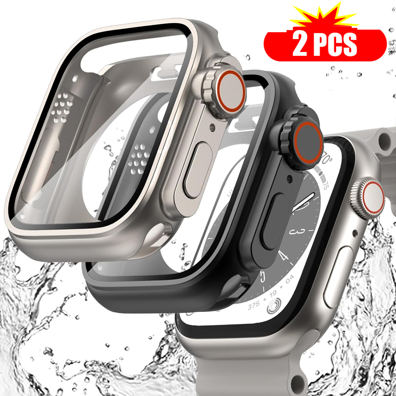 애플 워치 케이스용 강화 유리 및 커버, 범퍼 스크린  - Apple Smartwatch Accessories 리뷰 및 가격