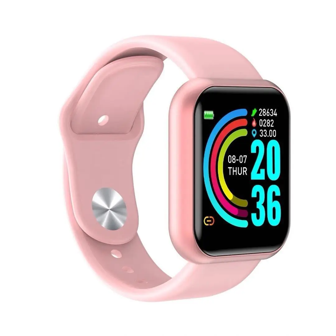 D20 Pro 스마트워치 남성용 Y68 스마트워치, 심 - Smartwatch Touch 리뷰 및 가격