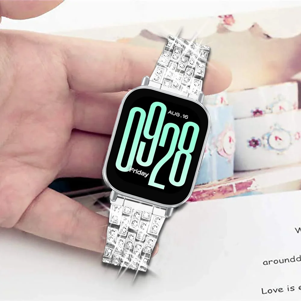 Redmi Watch 5 Lite 용 다이아몬드 시계  - Titan Smartwatch Accessories 리뷰 및 가격