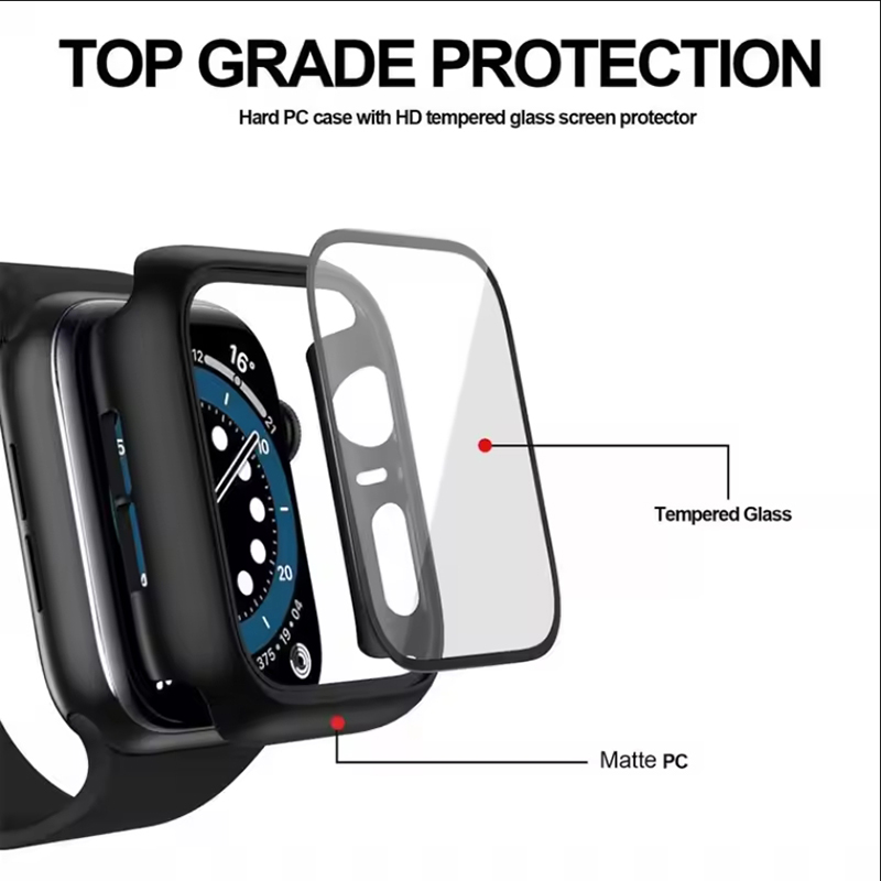 강화유리+커버 애플워치 11 10 42mm 46mm P - Watch Case Bumper 리뷰 및 가격