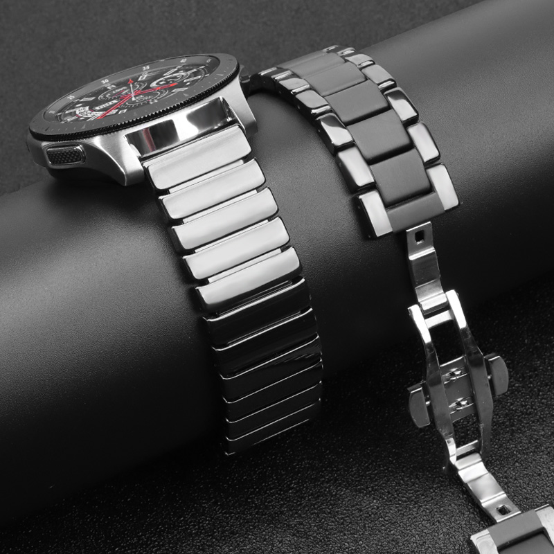 삼성 갤럭시 워치용 세라믹 22mm 시계 밴드, 46m - Ceramic Link Bracelet 리뷰 및 가격