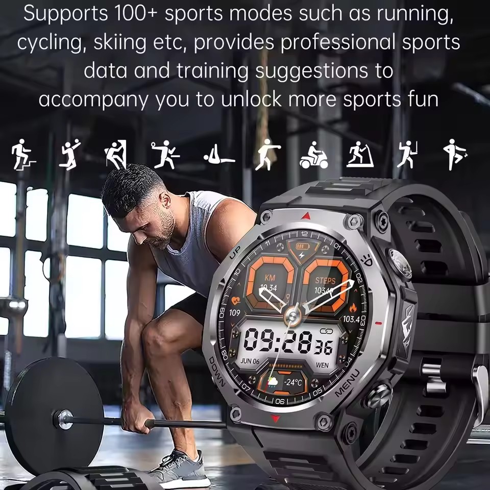 새로운 T-Rex 3 울트라 GPS 스마트 시계 손전등 - Smartwatch Store 리뷰 및 가격