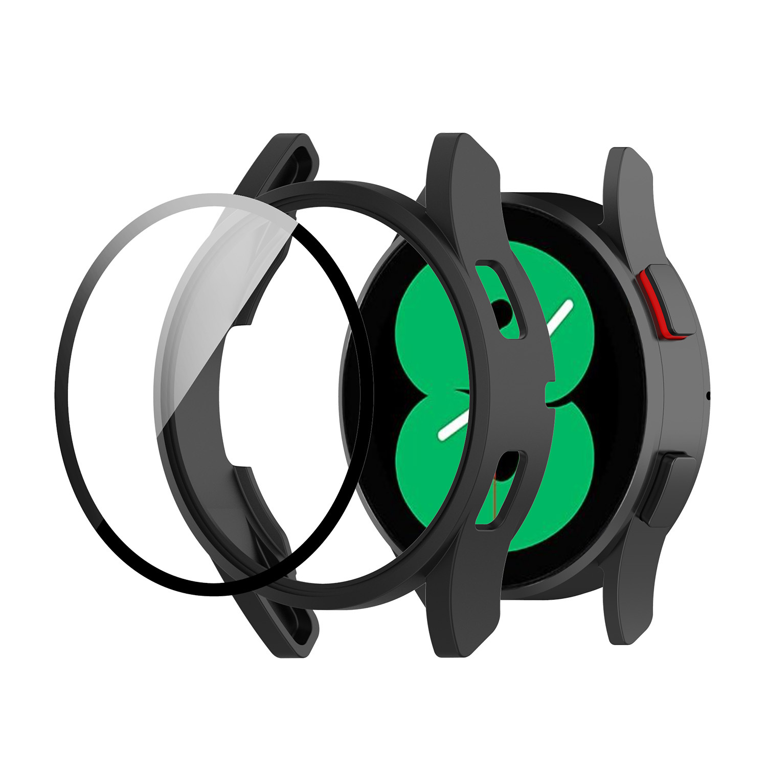 유리 + 케이스 삼성 갤럭시 시계 4 44mm 40mm - Accessories For Galaxy Watch 5 리뷰 및 가격