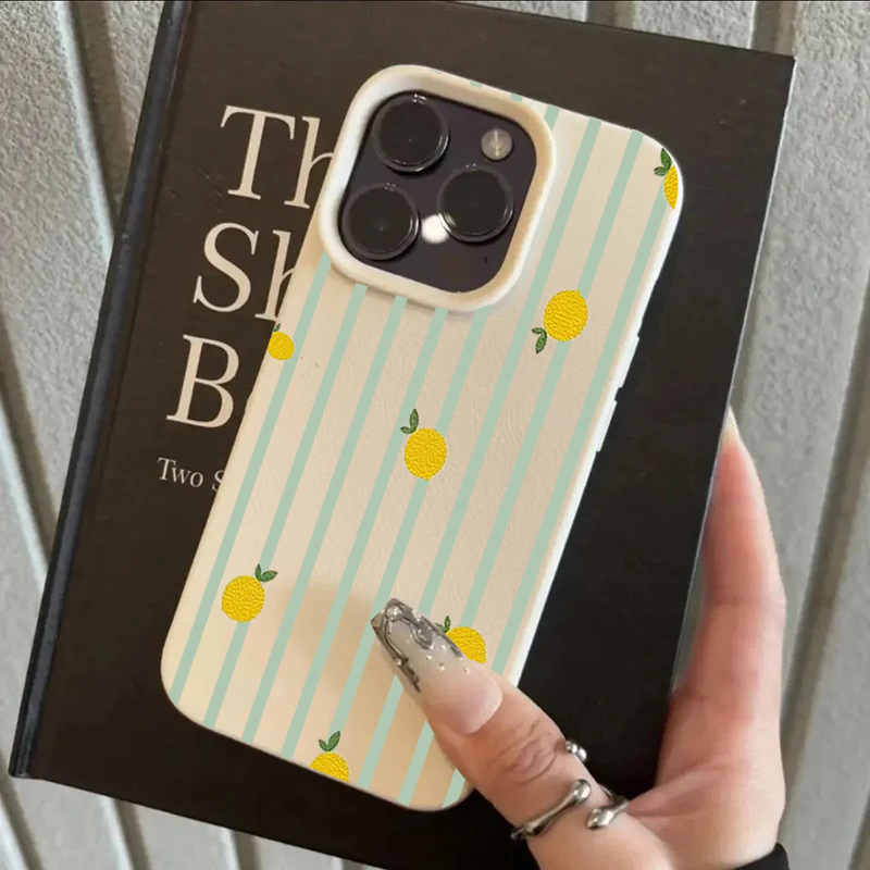 충격 방지 귀여운 레몬 패턴 실리콘 폰 케이스 아이폰  - Apple Iphone 15 Pro Max 리뷰 및 가격