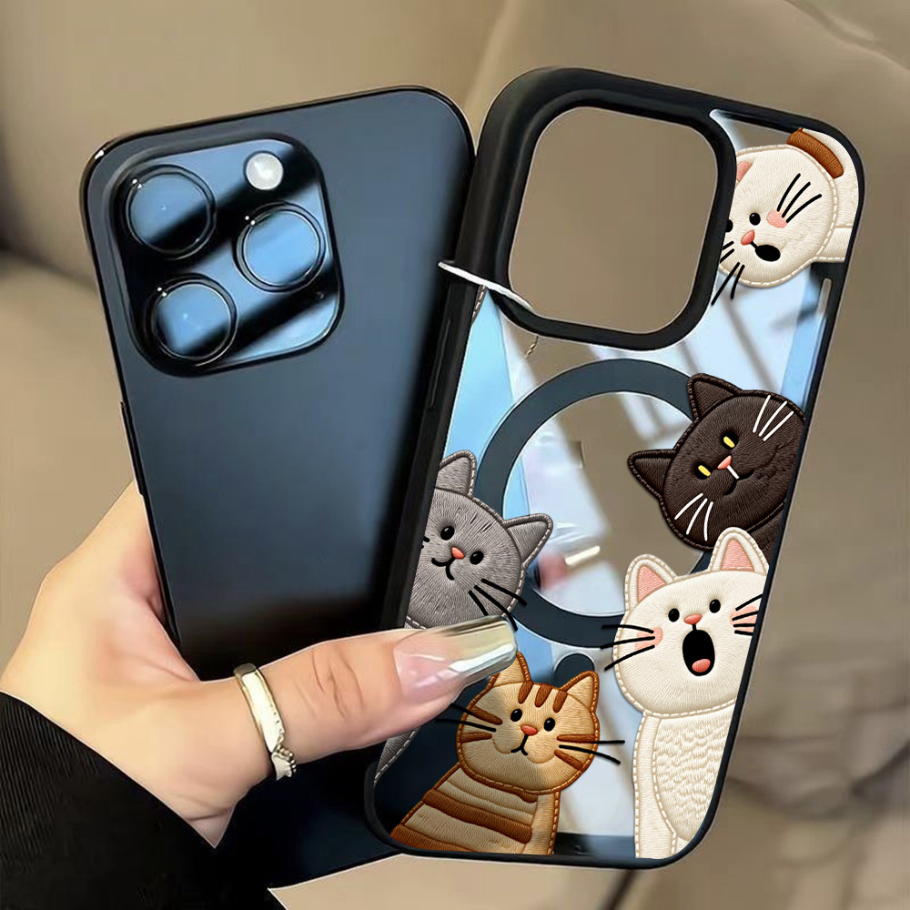 귀여운 자수풍 고양이 디자인 아이폰 15 16 12 1 - Apple Iphone 15 Pro Max 리뷰 및 가격